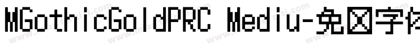 MGothicGoldPRC Mediu字体转换